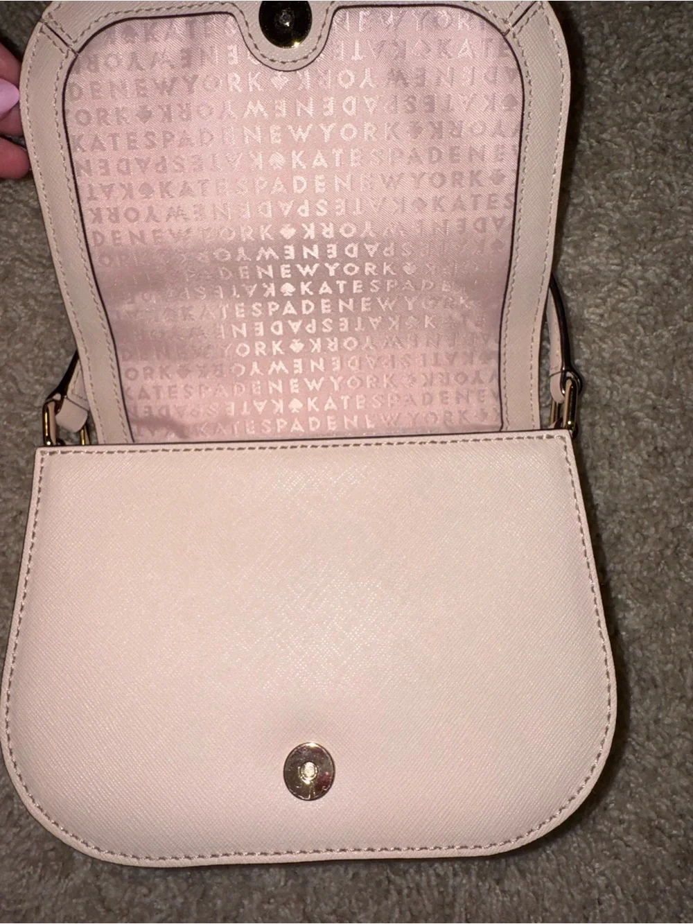 kate spade Blush Pink Leather Crossbody Bag